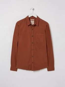 Fatface Thornhill Oxford Shirt - Brown