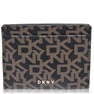 DKNY Logo Bryant Card Holder - Ebony Black NHO