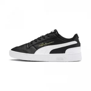 PUMA Ralph Sampson Lo Youth Trainers, Black/White Size 5 Shoes