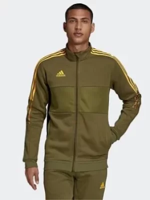 adidas Tiro Winterized Track Top, Green Size XL Men