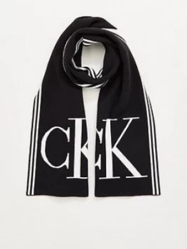 Calvin Klein Logo Scarf - Black