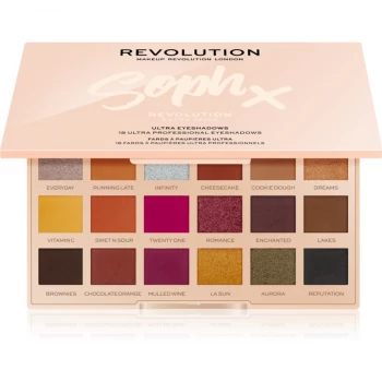 Makeup RevolutionxSoph Extra Spice Eye Shadow Palette, x Soph Extra Spice