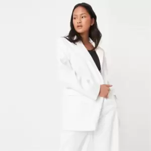 Missguided Tailored Over Jacket - White