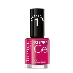 Rimmel Super Gel Nail Polish Sun Fun Daze 26 Pink