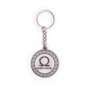 God Of War - Logo Stylish Pendant Charm Keychain - Silver