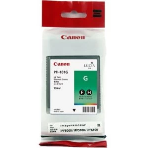 Canon PFI101 Green Ink Cartridge