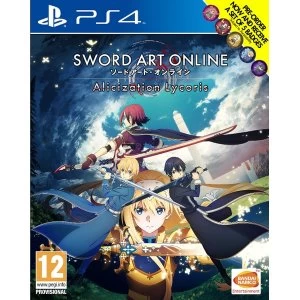 Sword Art Online Alicization Lycoris PS4 Game