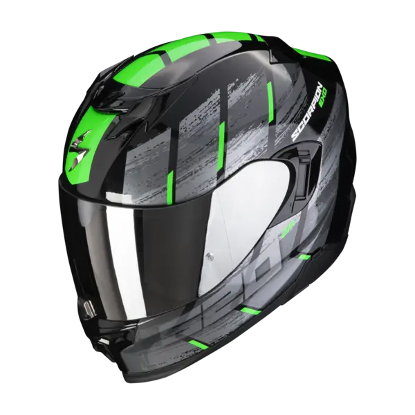 Scorpion Exo-520 Evo Air Maha Black-Green Full Face Helmet 2XL