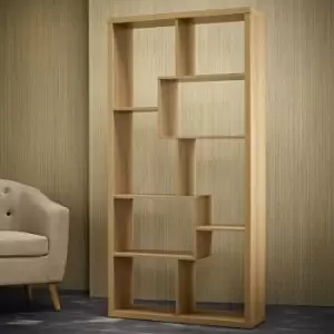 Quebec Shelving Unit Oak