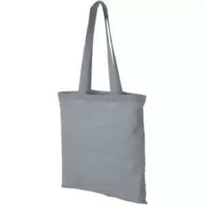 Bullet Carolina Cotton Tote (38 x 42 cm) (Grey)