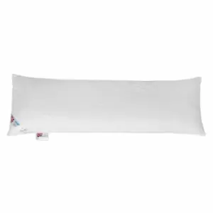 Duck Feather and Down Body Pillow Extra Large - White - Homescapes