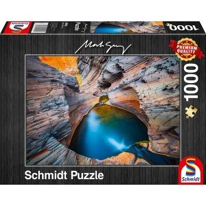 Schmidt Mark Gray: Indigo Jigsaw Puzzle - 1000 Pieces