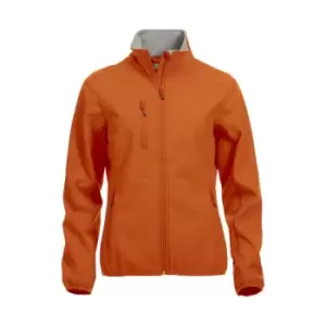 Clique Womens/Ladies Basic Soft Shell Jacket (L) (Blood Orange)