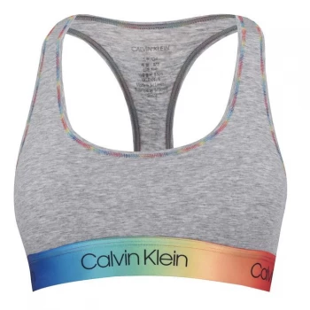 Calvin Klein Pride Bralette - Grey Heath Prid