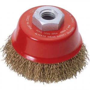 Draper Expert Brassed Steel Wire Cup Brush 60mm M14 Thread