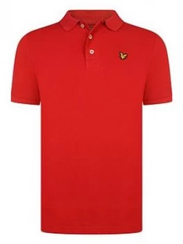 Lyle & Scott Boys Classic Short Sleeve Polo Shirt - Red