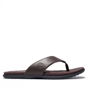 Timberland Kesler Cove Toe-bar Sandal For Men In Dark Brown Dark Brown, Size 11.5