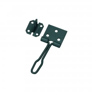 Wickes Door Hasp and Staple Wire - Black 112mm