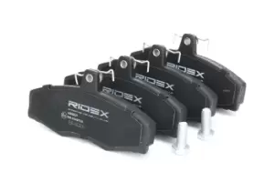 RIDEX Brake pad set VW,AUDI,FORD 402B0237 5018981,6117992,6137744 6143631,6143633,6166950,6174784,87BX2K021AA,004532247A,115430261,115430280,115430281