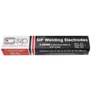 SIP SIP 2.5kg x 2mm 6013 Mild Steel Electrodes