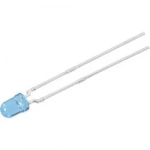 LED wired Blue Cylindrical 3mm 50 mcd 2