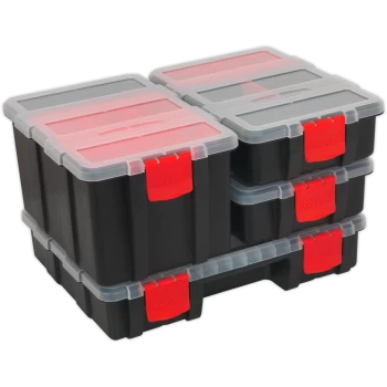 Sealey 4 Part Detachable Storage Organiser Case