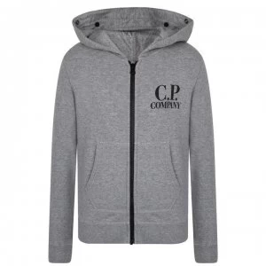 CP COMPANY Junior Boys Goggle Zip Hoodie - Grey M93