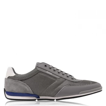 Hugo Boss Saturn Sport Mesh Trainers Grey 030 Men