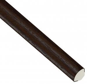 Wickes PVCu Rosewood Quadrant 17.5 x 2500mm