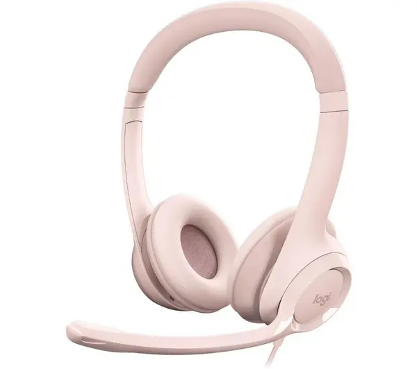 Logitech H390 Headset - Rose, Pink 5099206107298