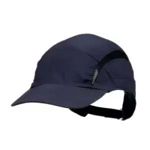 3M First Base 3 Bump Cap 2030043, Classic, Navy Blue, Standard Peak, 70mm, 20 ea