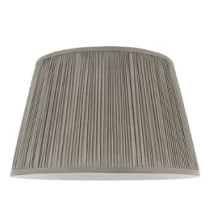 Freya 1 Light Shade Light Charcoal Silk, E27