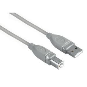 Hama USB 2.0 cable shielded, grey, 7.50 m