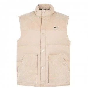 Lacoste L!VE Cord Gilet - Beige 5KL