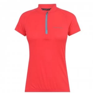 Muddyfox Cycling Short Sleeve Jersey Ladies - Coral/White