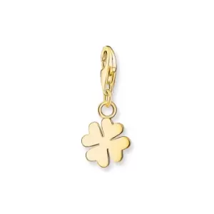 THOMAS SABO Gold Plated Four Leaf Clover Charm