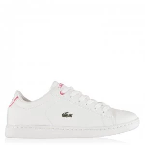 Lacoste Carnaby BL1 Trainers - White/Pink