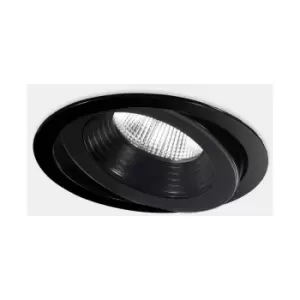 LEDS C4 Dako Adjustable o200mm Outdoor LED Recessed Downlight Large Black IP65 IK07 3000K