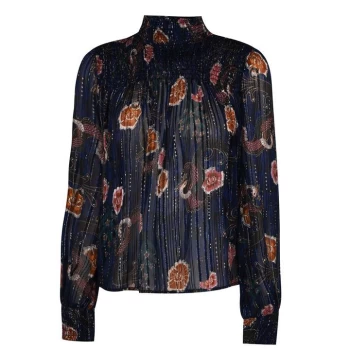 Scotch and Soda Scotch Smock Blouse - Navy 0217