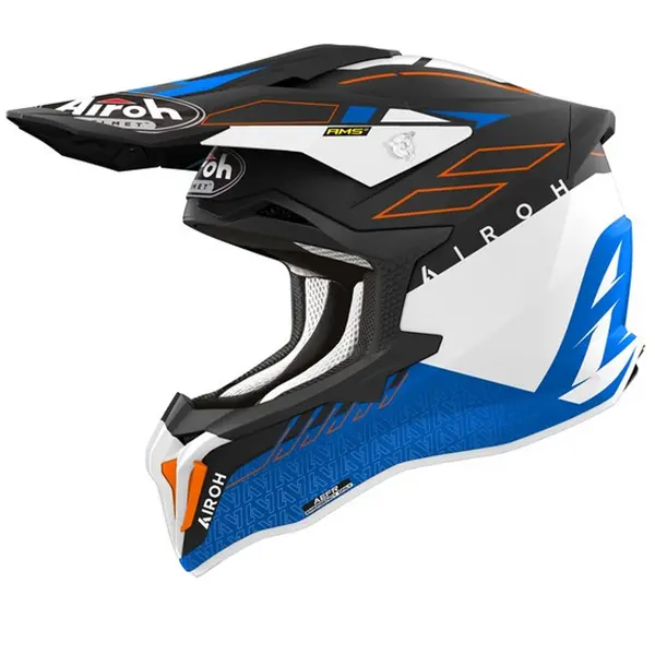 Airoh Strycker Skin Blue Matt Offroad Helmet XL