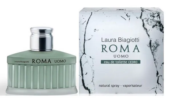 Laura Biagiotti Roma Uomo Cedro Eau de Toilette For Him 40ml