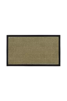 Firth Tile Rubber Backed Doormat 40x70cm Beige