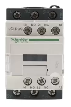 Schneider Electric TeSys D LC1D 3 Pole Contactor - 9 A, 220 V ac Coil, 3NO, 4 kW