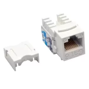 Tripp Lite N238-025-WH Cat6/Cat5e 110 Style Punch Down Keystone Jack - White 25-Pack TAA