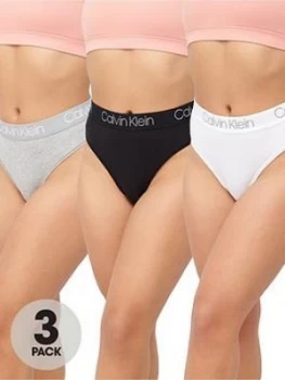 Calvin Klein 3 Pack High Waist Thong - Multi