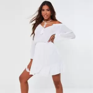 Missguided Tall Bardot Top - White