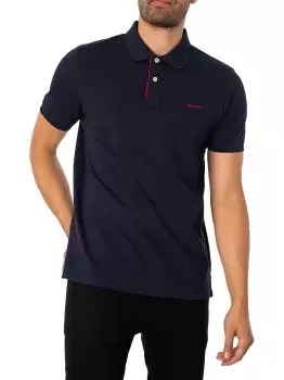 Regular Contrast Pique Polo Shirt