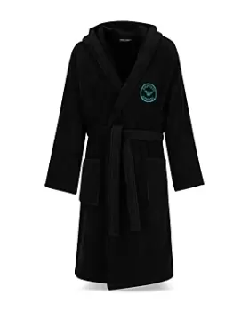 Emporio Armani Cotton Hooded Bath Robe