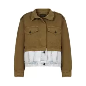 AllSaints Cadie Mil Jacket - Green