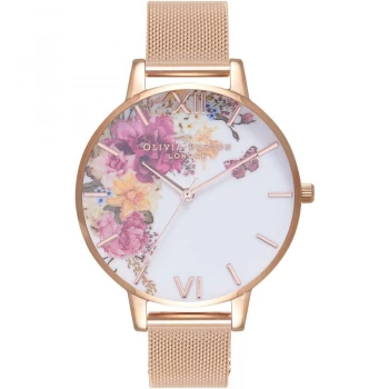 Enchanted Garden & Rose Gold Watch